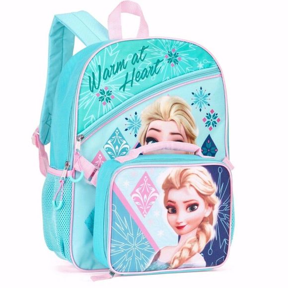 frozen backpack with lunchbox